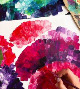 Painting in Colour Wallpaper by Brand McKenzie Pastel