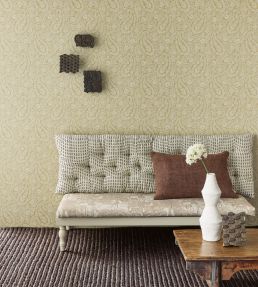 Paisley Patches Wallpaper by Eijffinger Olive