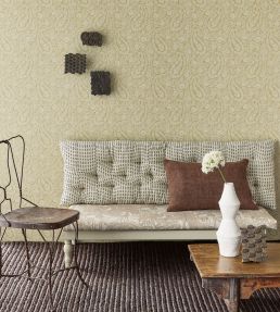 Paisley Patches Wallpaper by Eijffinger Olive