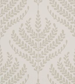 Paisley Fern Wallpaper by Liberty Pewter White