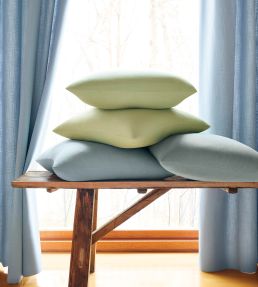 Palisade Linen Fabric by Thibaut Mink