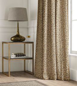 Panthera Fabric by Warner House Espresso