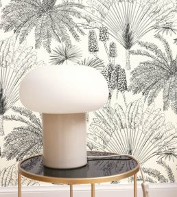 Paradisia Wallpaper by Caselio Or Blanc