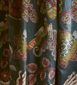 Paradiso Fabric by Jane Churchill Red