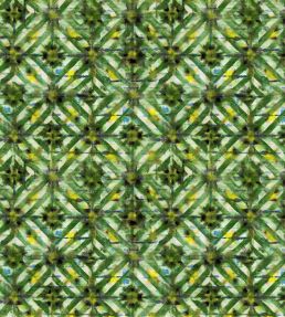 Parquet Batik Fabric by Designers Guild Forest