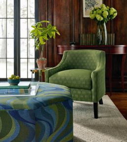 Passage Fabric by Thibaut Lagoon