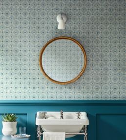 Payton Wallpaper by Jane Churchill Blue