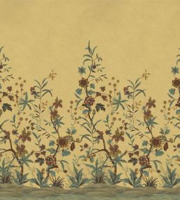 Peacock Toile Scene 2 Mural by Designers Guild Sepia