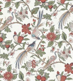 Peacock Trail Fabric by Warner House Clay