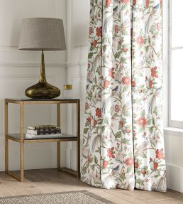 Peacock Trail Fabric by Warner House Clay