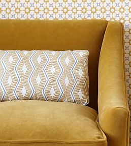 Pemba Fabric by Jane Churchill Slate Blue
