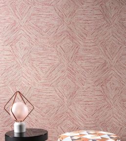 Pentagono Wallpaper by Arte Fuchsia