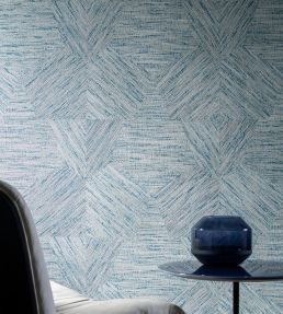 Pentagono Wallpaper by Arte Fuchsia