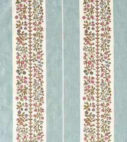 Pergola Embroidery Fabric by Sanderson Mineral Blue