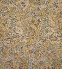 Persian Voyage Jacquard in Gatton Fabric by Liberty Pewter