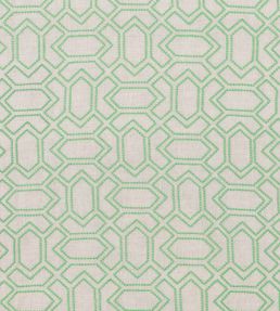 Petite Paravento Fabric by Vanderhurd Verde/Natural