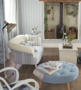 Pinstripe Wallpaper by Designers Guild Lime