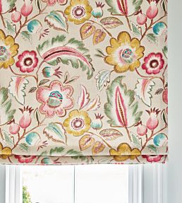 Piper Fabric by Jane Churchill Pink/Green