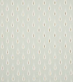 Plato Linen Fabric by Jane Churchill Aqua