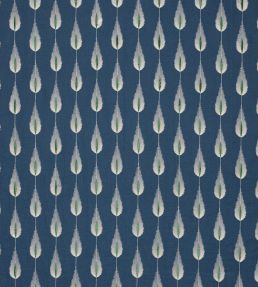Plato Linen Fabric by Jane Churchill Navy