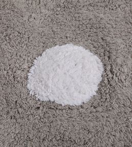 C-00005-Polka Dots-Rugs-Grey-White Grey-White