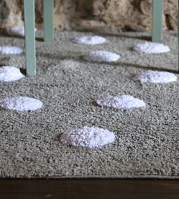 C-00005-Polka Dots-Rugs-Grey-White Grey-White