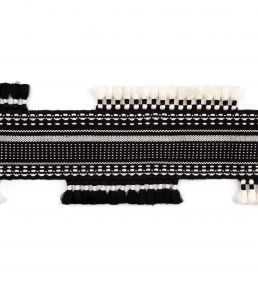 Pom Parade Border Trimming by Christopher Farr Cloth Charcoal