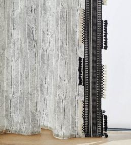 Pom Parade Border Trimming by Christopher Farr Cloth Charcoal