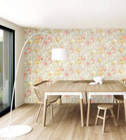 Pomegranate Trail Wallpaper by Ohpopsi Parchment