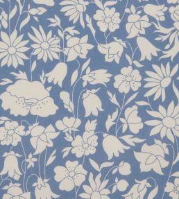 Poppy Grace Fabric by Liberty Flax Flower