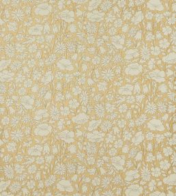 Poppy Meadow Wallpaper by Liberty Pewter Gold