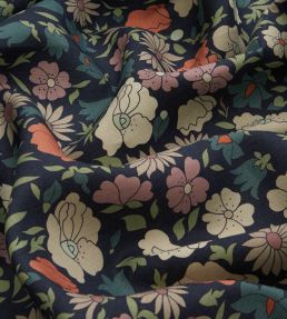 Poppy Meadowfield in Landsdowne Linen Fabric by Liberty Pewter