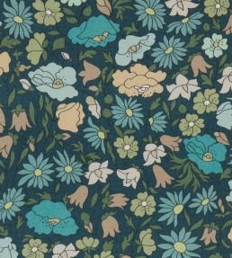 Poppy Meadowfield Fabric by Liberty Scarab