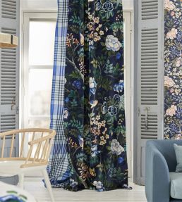 Porcelaine de Chine Velours Fabric by Designers Guild Indigo