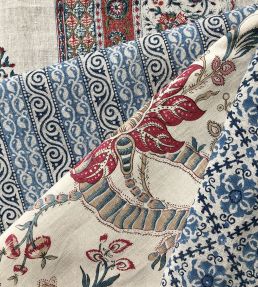 Portobello Fabric by GP & J Baker Red/Blue