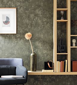 Prague Stone Uni Wallpaper by Casadeco White