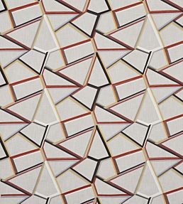 Tetris Fabric by Prestigious Textiles Tabasco