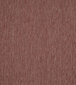 Herringbone Fabric by Prestigious Textiles Ruby