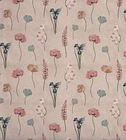 Flower Press Fabric by Prestigious Textiles Rose Water