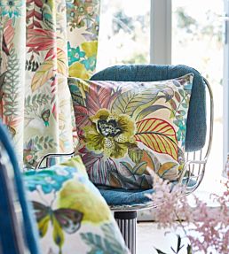 Hidden Paradise Fabric by Prestigious Textiles Emerald