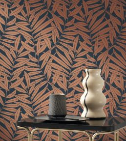Preston Wallpaper by Casadeco Rouille