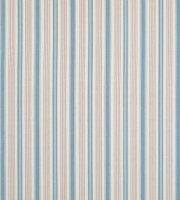 Purbeck Stripe Fabric by Baker Lifestyle Red/Blue