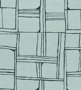 Quadrant Fabric by Christopher Farr Cloth Pale Blue