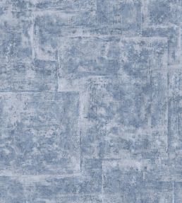 Quilt Wallpaper by Arte Silver Lake Blue