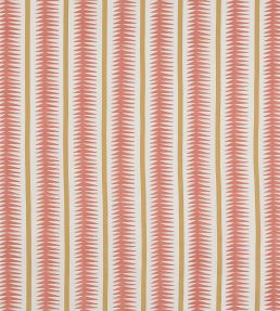 Rae Fabric by Jane Churchill Coral/Ochre