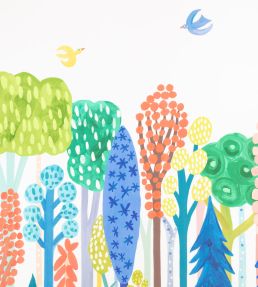 Rainbow Forest Fabric by Villa Nova Green