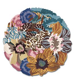 MISSONI Home Collection Rajmahal Round rug 100 Multi 4R4TA99009-100 100 Multi