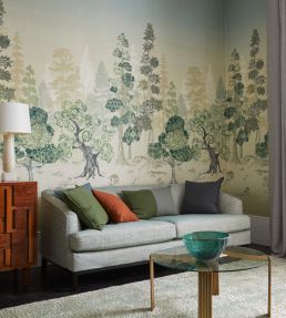 Ravello Linen Fabric by Jim Thompson No.9 Indigo