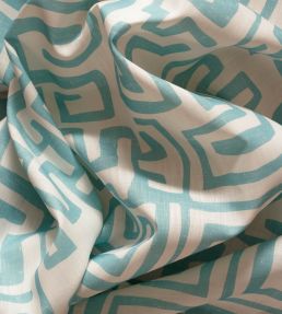 Reef Outdoor Fabric by Andrew Martin Lagoon