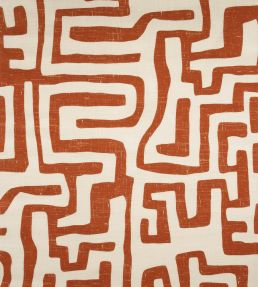 Reef Outdoor Fabric by Andrew Martin Lava